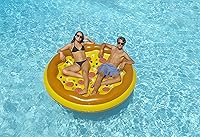 Vista 2 de SWIMLINE Original Large Island Pool Float Collection for 1-3 Adults & Kids Inflatable Floating Lounger Mats XL Size Floaties for Pool Lake Ocean