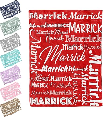 Miniatura 16 de Sweewind Manta personalizada para niños, mantas de bebé personalizadas para niños y niñas, manta personalizada para bebés y niñas, manta de bebé