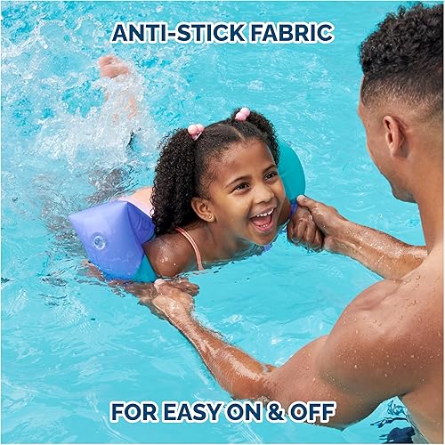 Miniatura 3 de Swimways Soft Swimmies Flotadores inflables para niños pequeños, flotadores inflables para aprender a nadar y flotadores de brazos, accesorios de