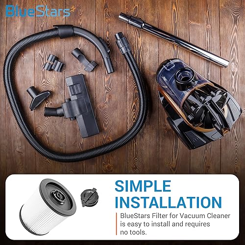 Miniatura 6 de BlueStars - Filtro de vacío de repuesto ultraduradero DXVC6910 para aspiradora DeWalt de 6 a 16 galones en seco y húmedo DXV06P DXV09P DXV09PA