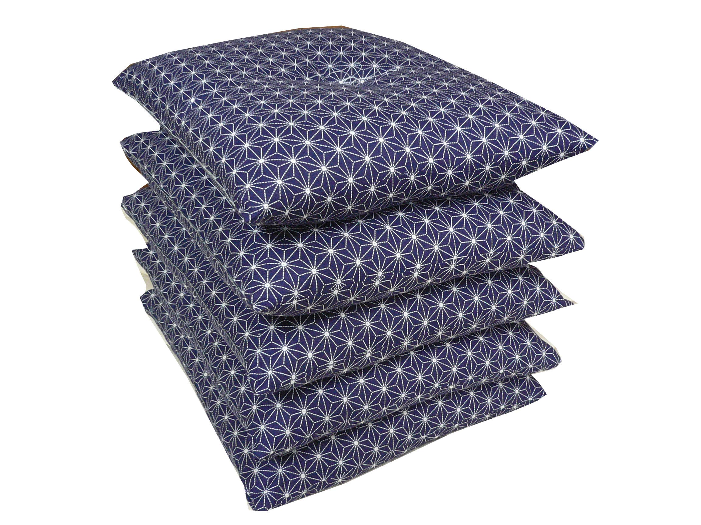 Amazon.co.jp: 讃岐座布団 ニュー麻柄座布団 中わた綿100％ 日本製