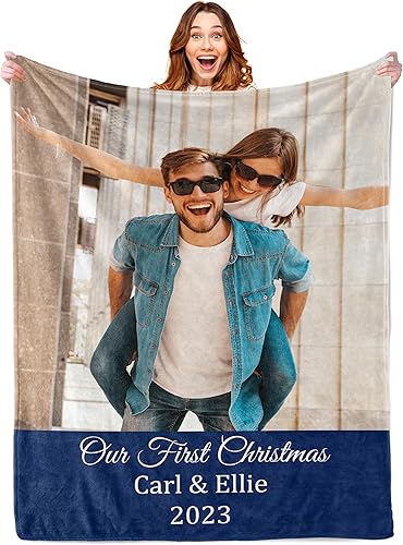 Cara Nonna Manta personalizada con foto, mantas personalizadas para cumpleaños, regalos personalizados para parejas, para novia, novio, esposa,