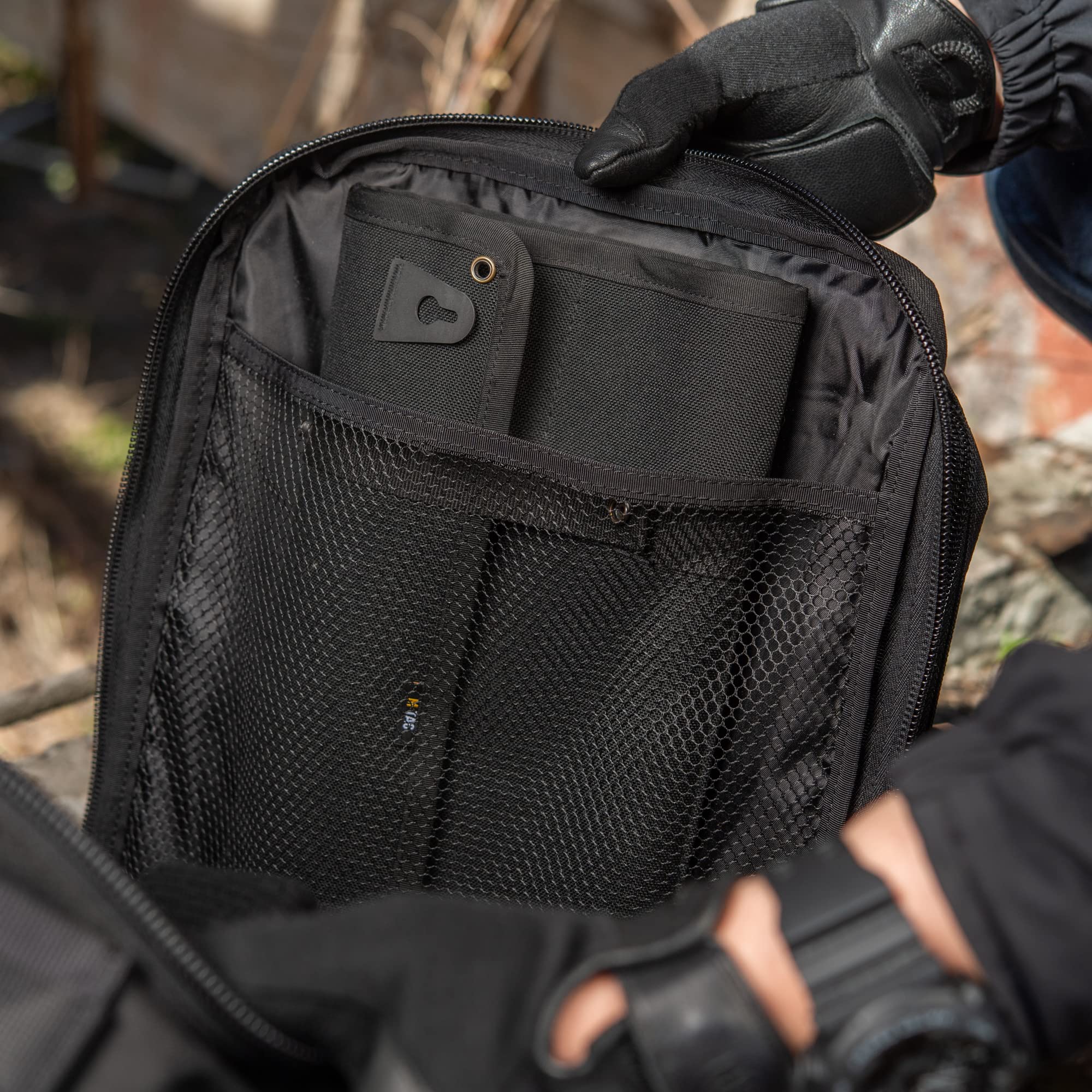 M-Tac Zaino tattico Molle – Zaino militare 20 litri, Nero , 20L