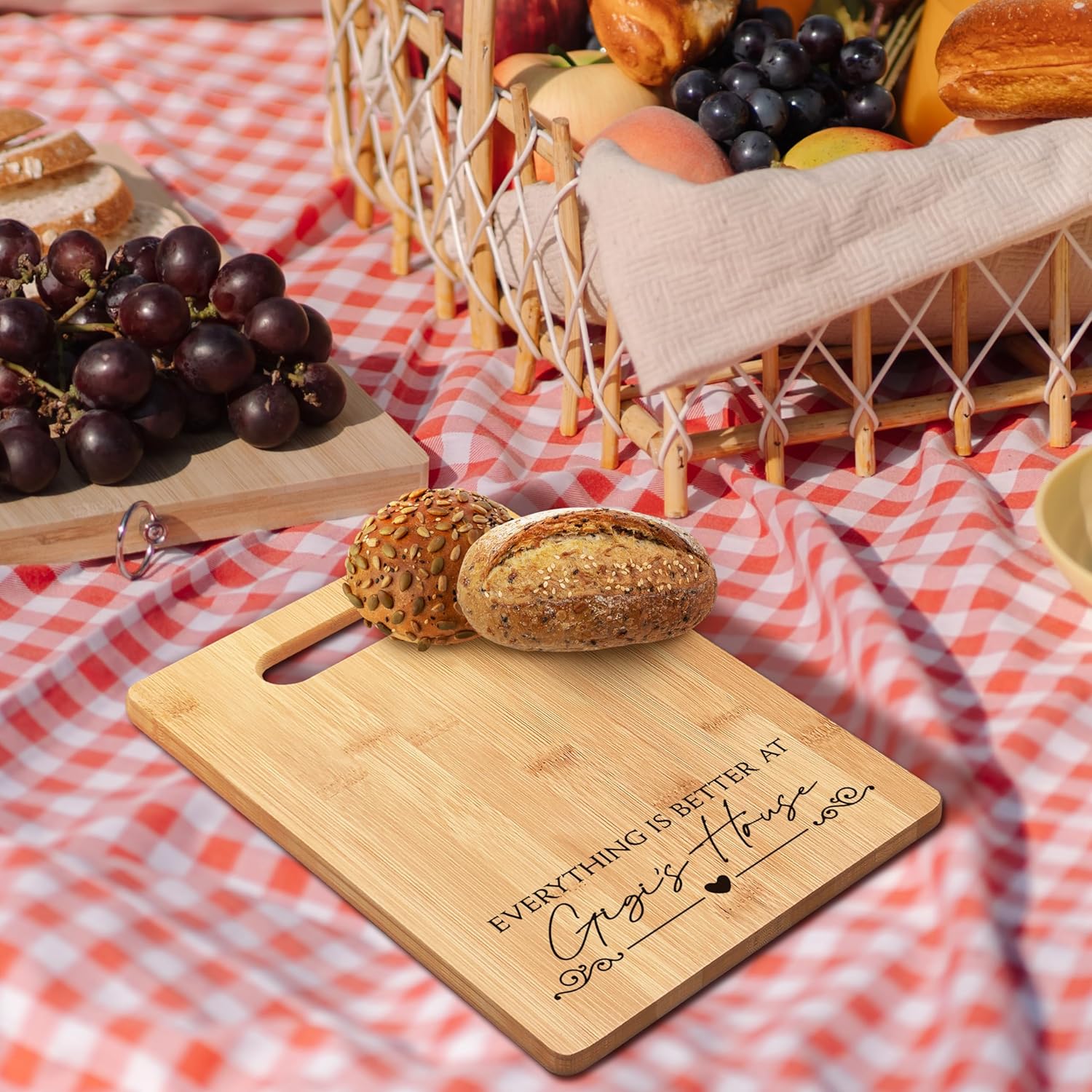 FONDCANYON Gigi Bamboo Cutting Board & Kitchen Decor - Gigi Gifts for Grandma - Perfect for Christmas & Birthday - Image 3