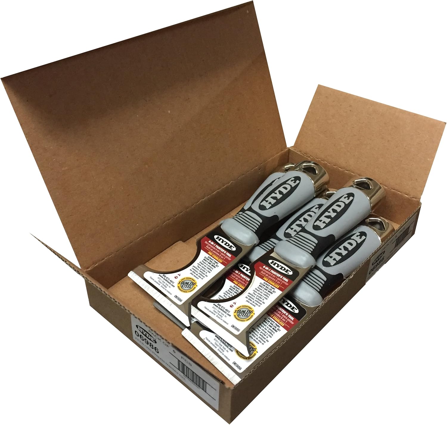 Hyde MaxxGrip Pro 6-In-1 Tool, 2 1/2 Inch