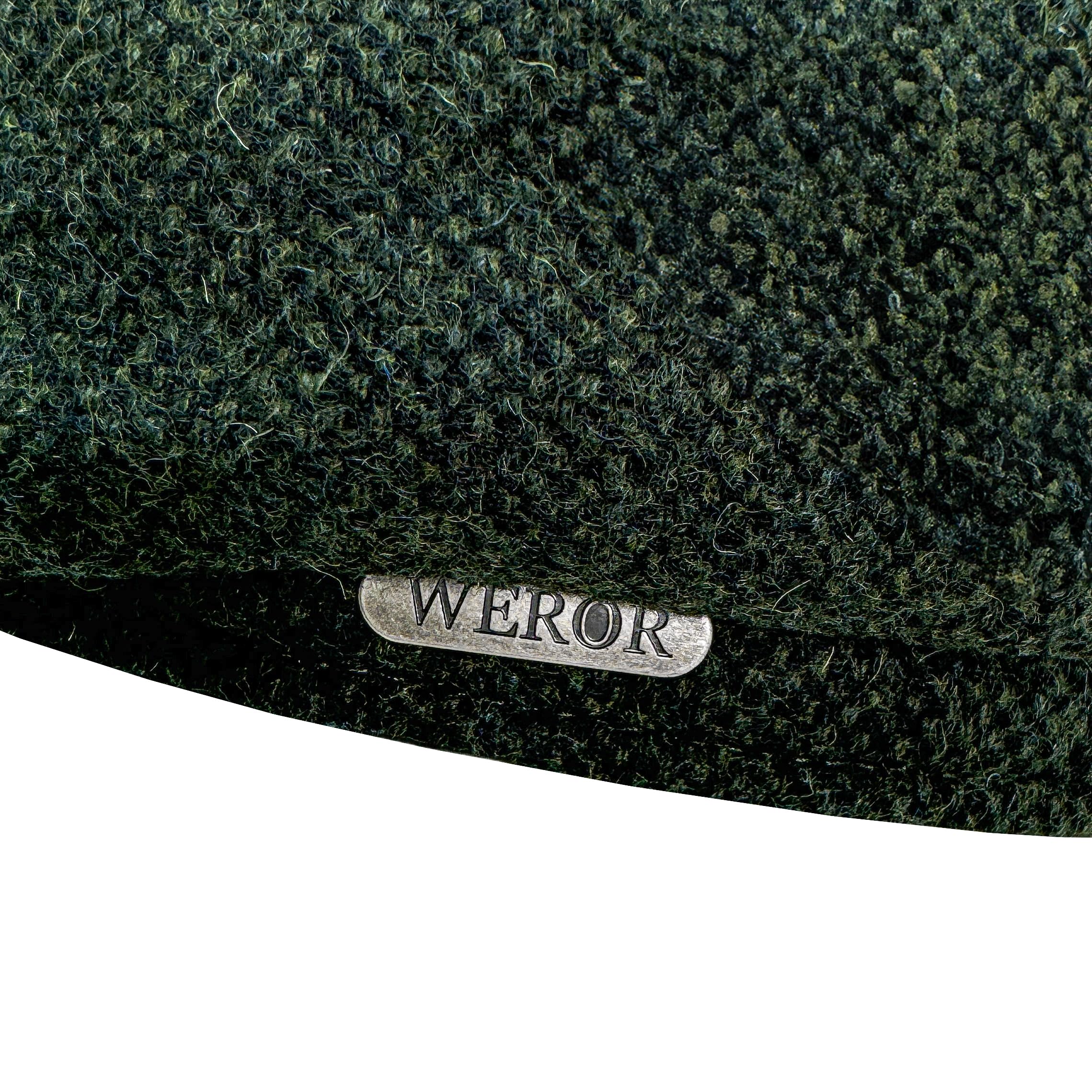WEROR-432.1 - Gorra con visera para hombre (forro acolchado, 100% lana)