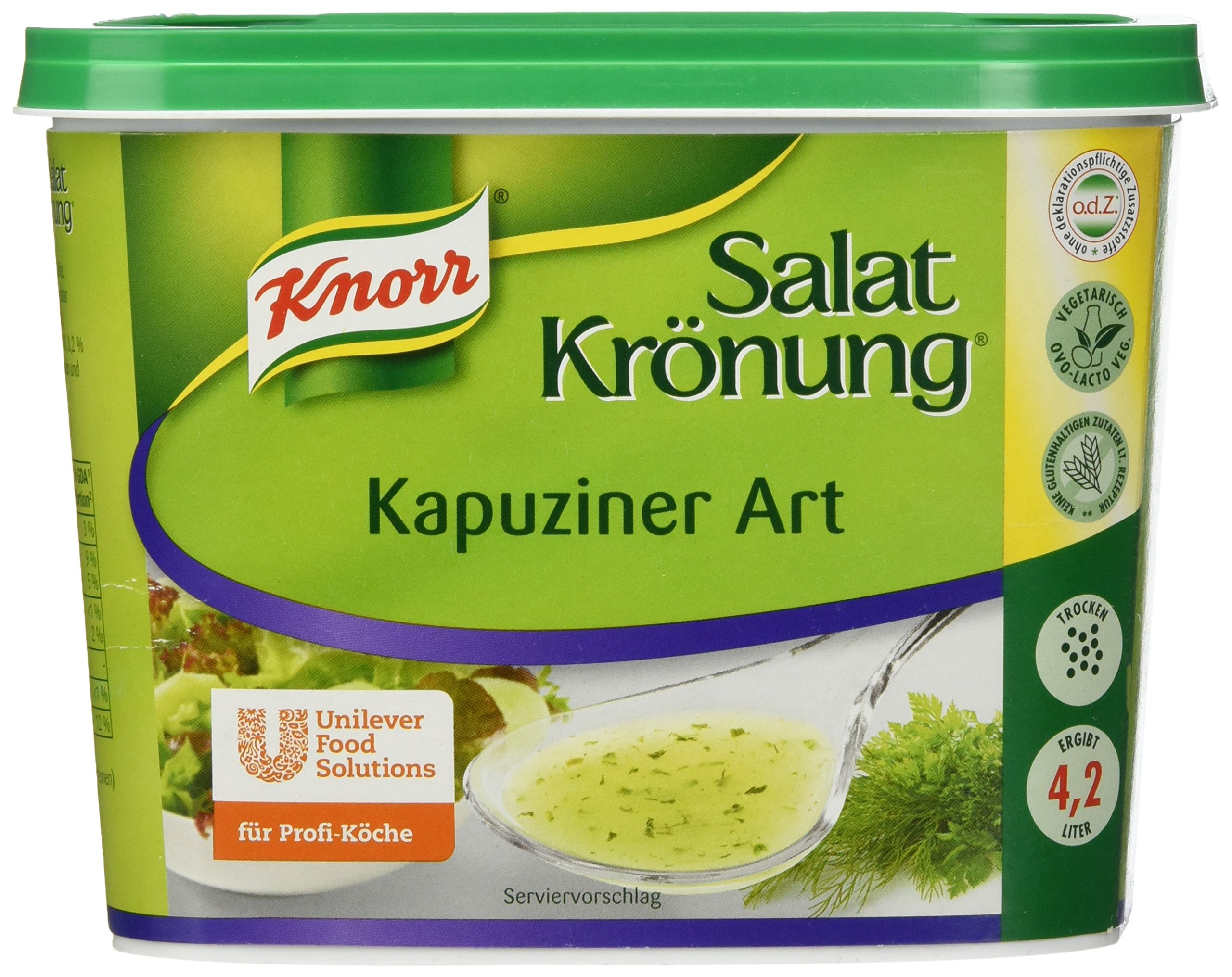 Knorr Salatkrönung Kapuziner Art 500 g, 1er Pack (1 x 0.5 kg)