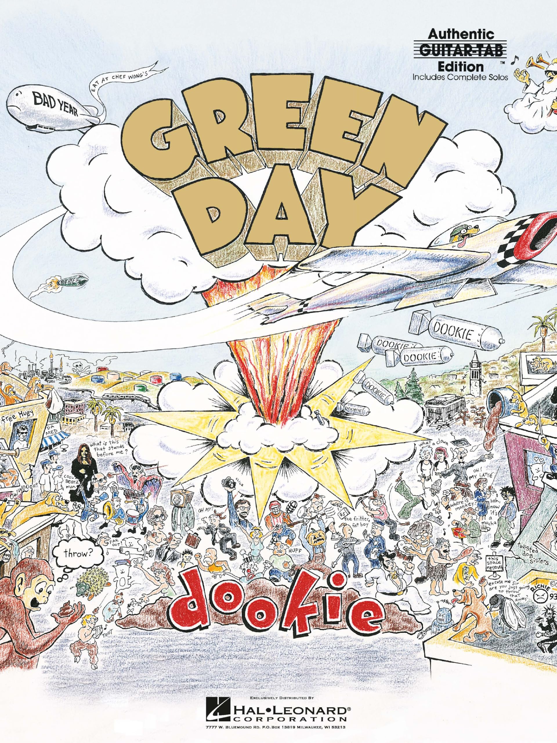 Guitar Tab Green Day Dookie livre partition guitare rock album 1994