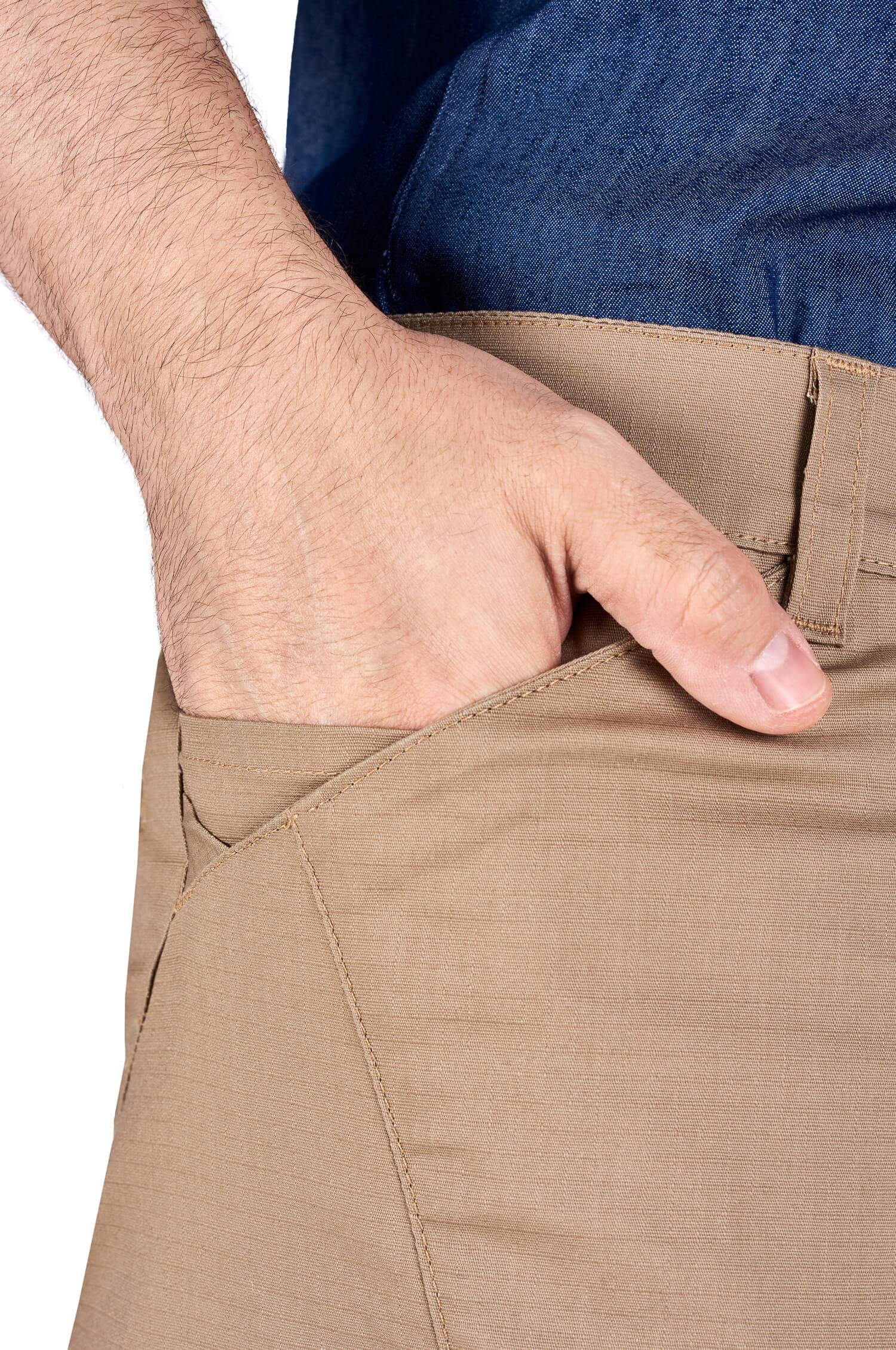 Pantalón De Trabajo Largo Stretch Rip-Stop de Hombre Profesional/Instalador. Ref: 1807