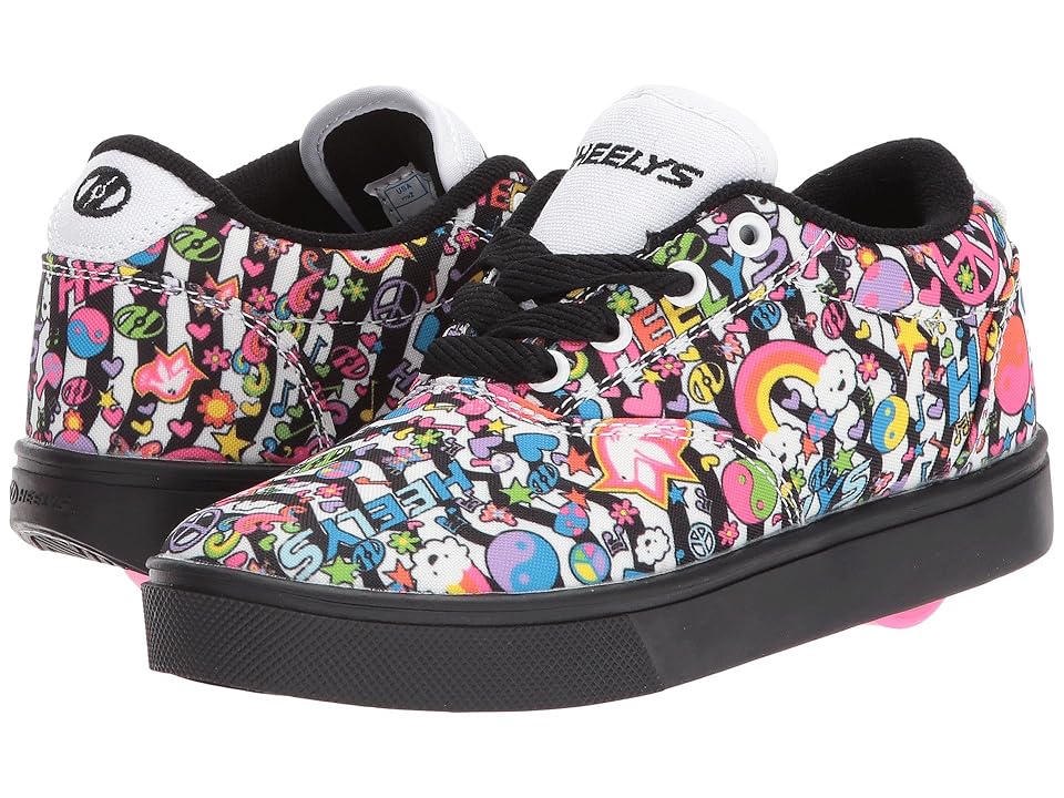 

Heelys Launch (Little Kid/Big Kid/Adult) (Black/White/Multi) Kids Shoes