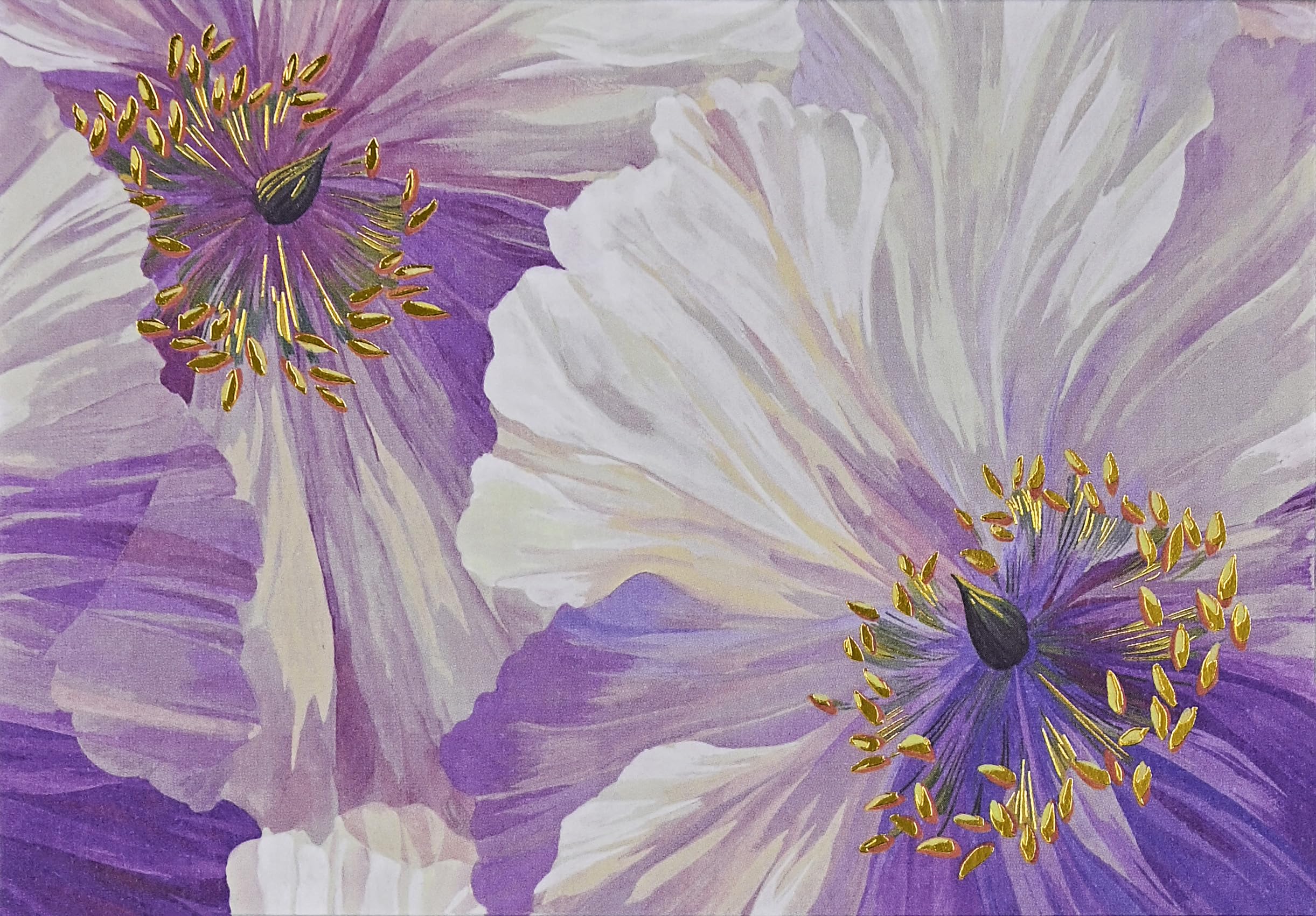 Poppies in Bloom Note Cards (14 cards, 15 self-sealing envelopes)