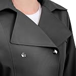 Calvin Klein womens Double Breasted Trench Coat With Detachable Hood and BeltTrench Coat