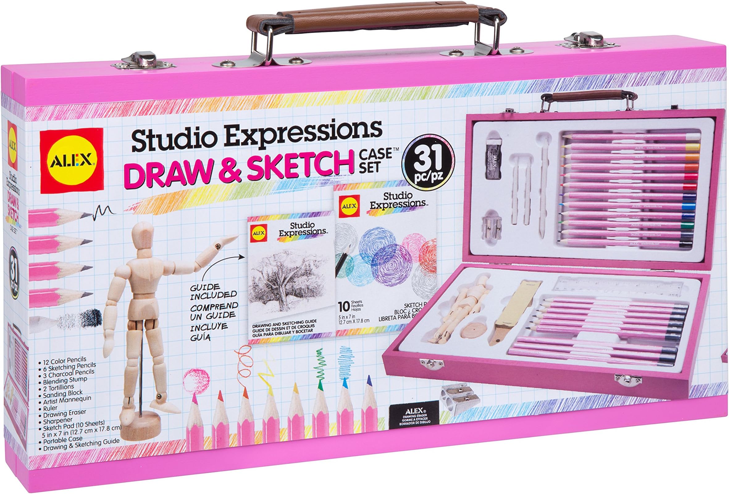 ALEX ToysArt Studio Expressions Drawing & Sketch Case Set