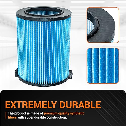 Miniatura 3 de Repuesto de filtro HEPA VF5000 de alta calidad para cartuchos húmedossecos, ajuste exacto para aspiradoras Ridgid Shop de 5 a 20 galones WD0671,