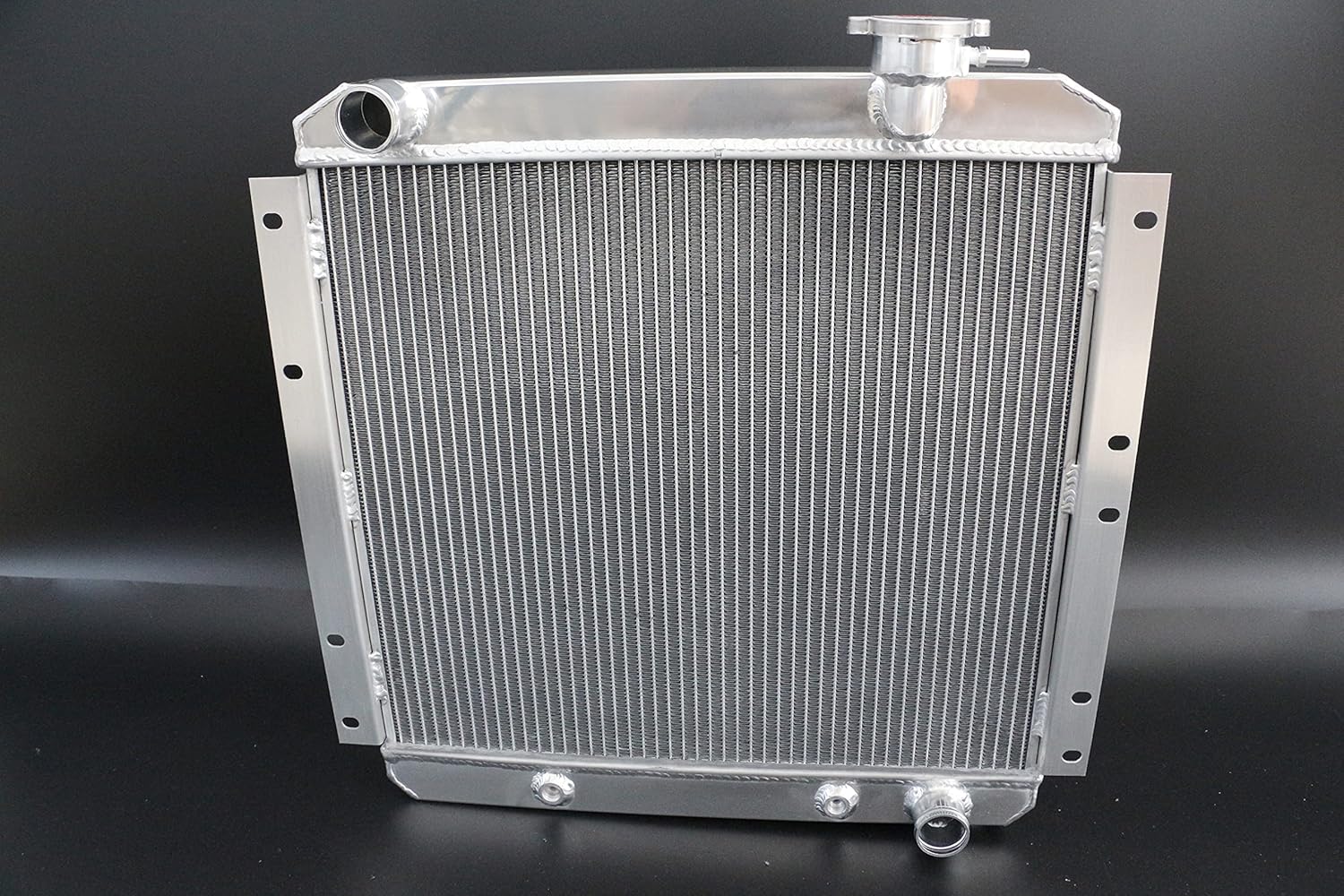 3 Row Aluminum Core Radiator For 1958-1984 Toyota Land Cruiser FJ40 FJ45 4.2L L6 Model., 22 H x 22.13 W