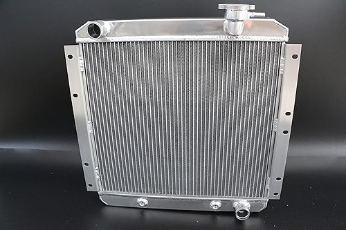 Miniatura 7 de Radiador de núcleo de aluminio de 3 filas para 1958-1984 Toyota Land Cruiser FJ40 FJ45 4.2L L6 Modelo., 22 H x 22.13 W