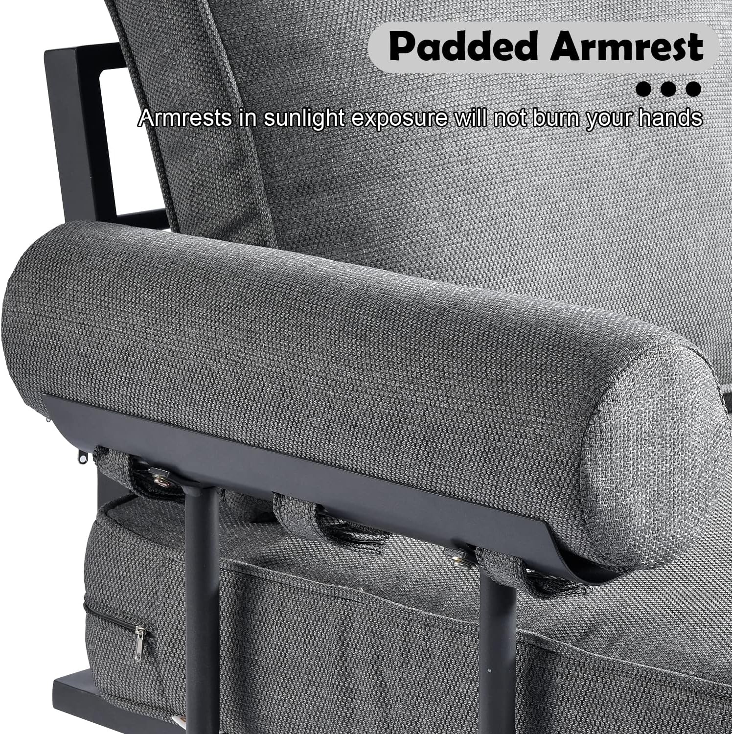 HOOOWOOO Aluminum Patio Furniture Set Outdoor Patio Conversation Set,7 Pieces Weather Resistant Outdoor Furniture Sofa Set with Armrest Cushion,Gray Frame Gray Cushion : Patio, Lawn & Garden