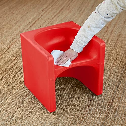 Miniatura 156 de ECR4Kids Tri-Me - Juego de mesa y sillas cubo, muebles multiusos, color azul, 3 piezas Azul,Agua,Negro -,Azul Cian,Verde Fern,Verde,Verde