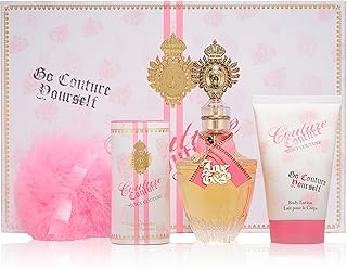 Juicy Couture Couture Couture Eau de Parfum 100ml, Body Lotion 125ml, Dusting Powder 40g and Powder Puff