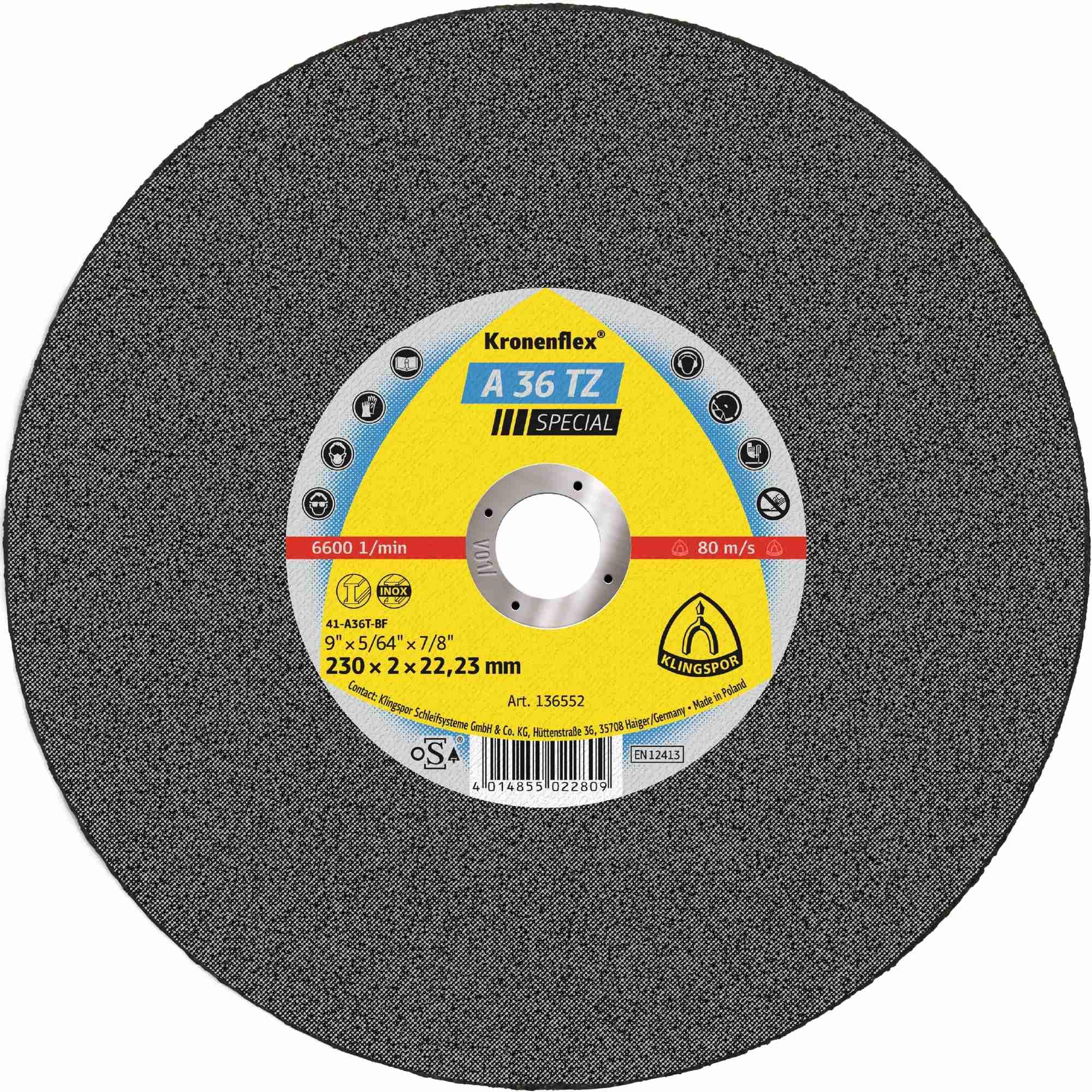 A 36 TZ - Discos de corte rectos (25 unidades, 115 x 2 x 22,23 mm)