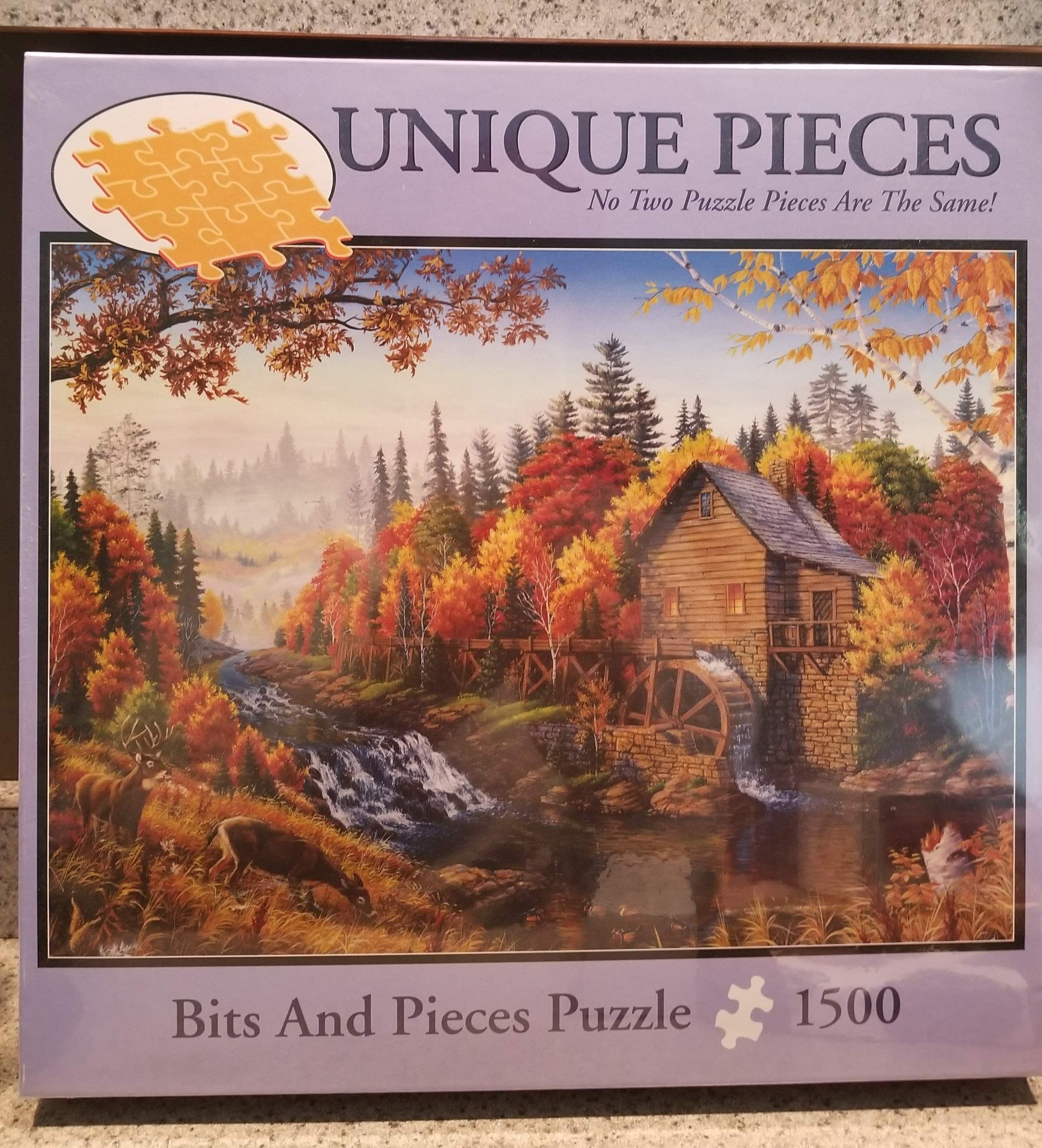 Bits and Pieces 1500 pezzi pezzi unici Puzzle Johnson's Mill di Mark Daenlin