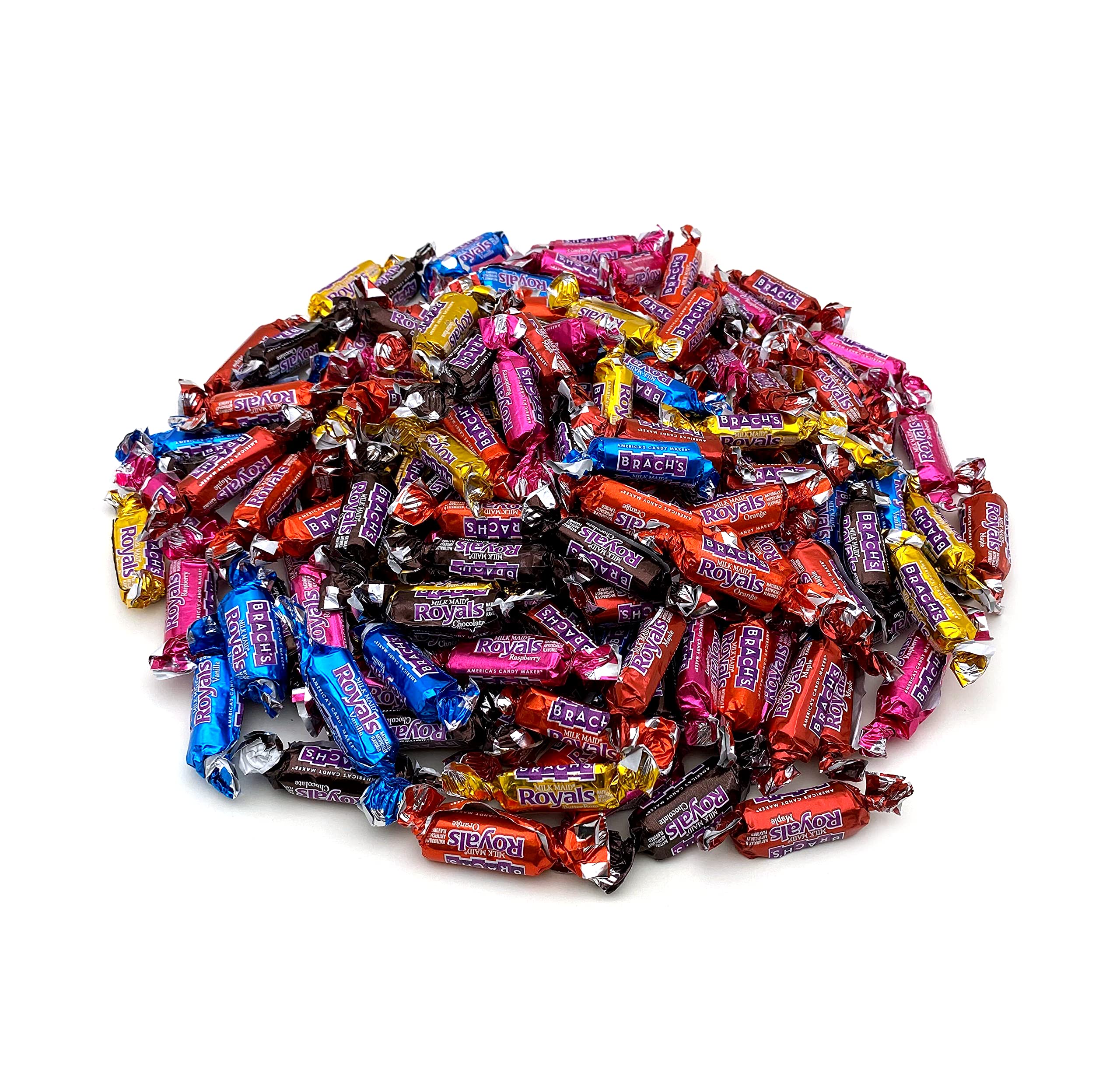 CrazyOutlet Brach's Milk Maid Royals Caramel Candy, Individually