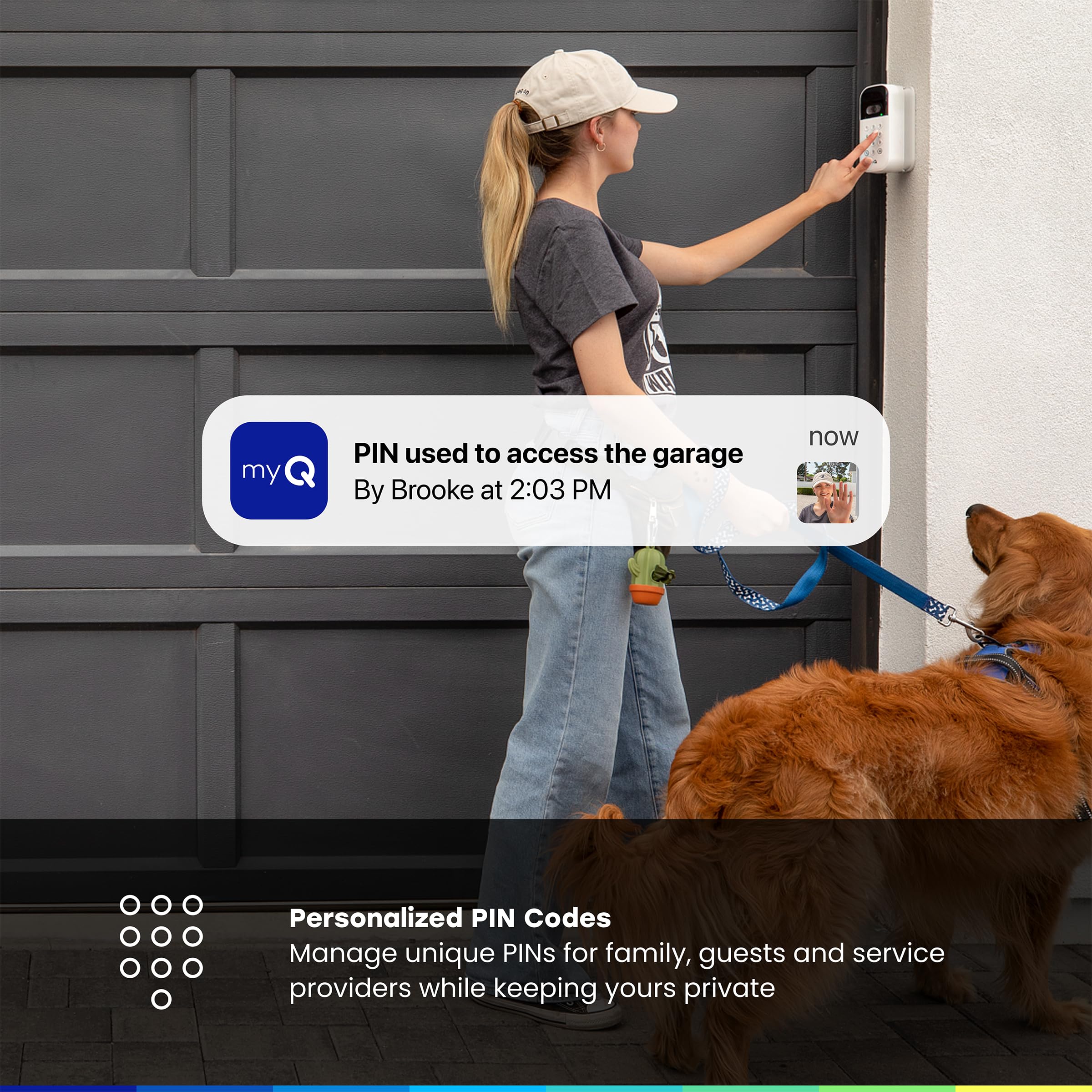 Smart Front Door Lock Sets: 2K HD Camera Lock with Doorbell Kits, Hornbill Fingerprint Keyless Entry Door Lock with Handles, WiFi Deadbolt (only 2.4G) for Remote Control, Auto Lock,Satin Nickel thumbnail 9