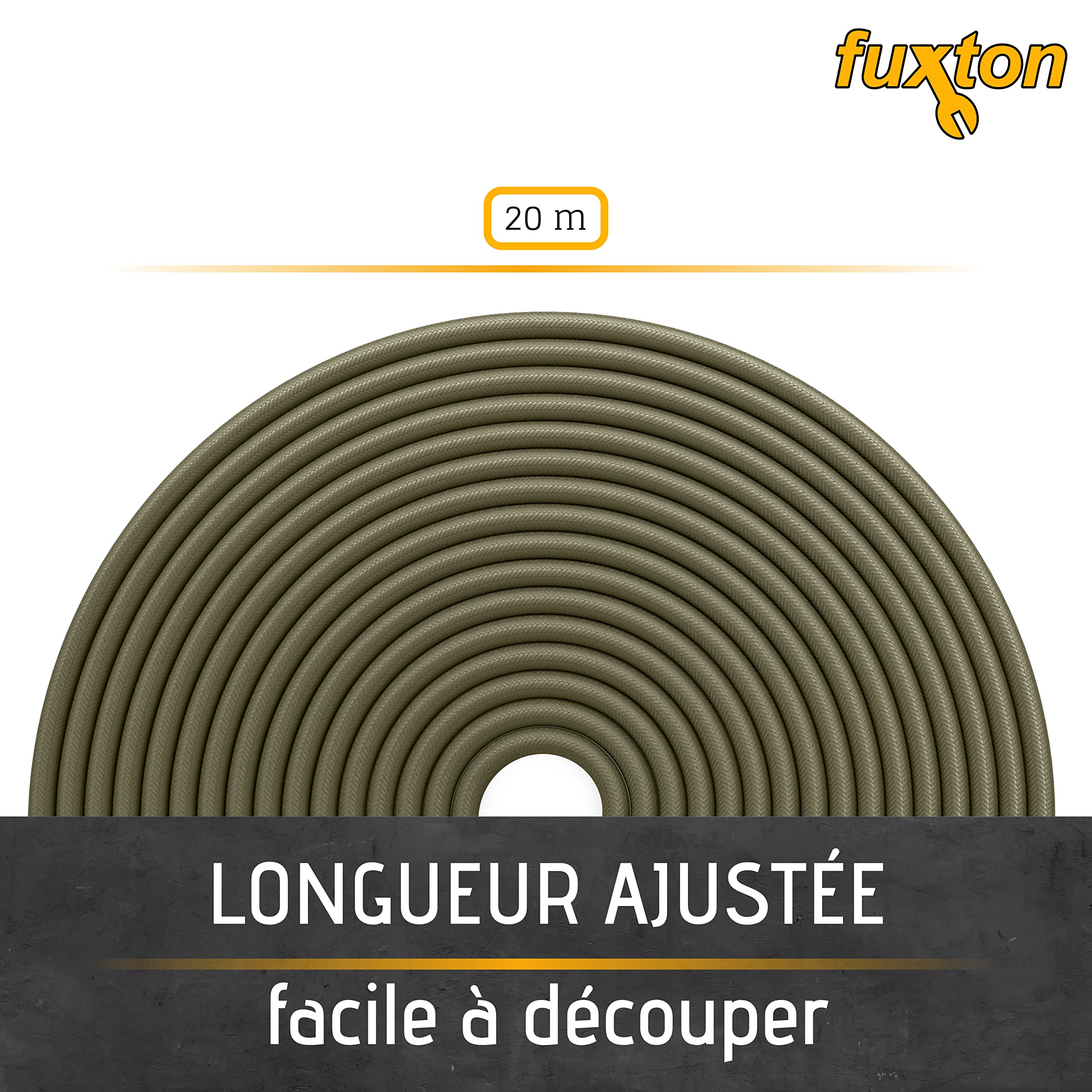 Corde élastique/tendeur - Blanc 6 Longueur 20 Corde à bâche