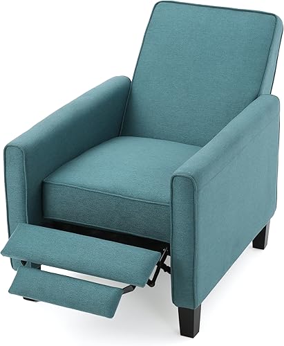 Miniatura 4 de Sillón de cuero reclinable Lucas, Dark Teal