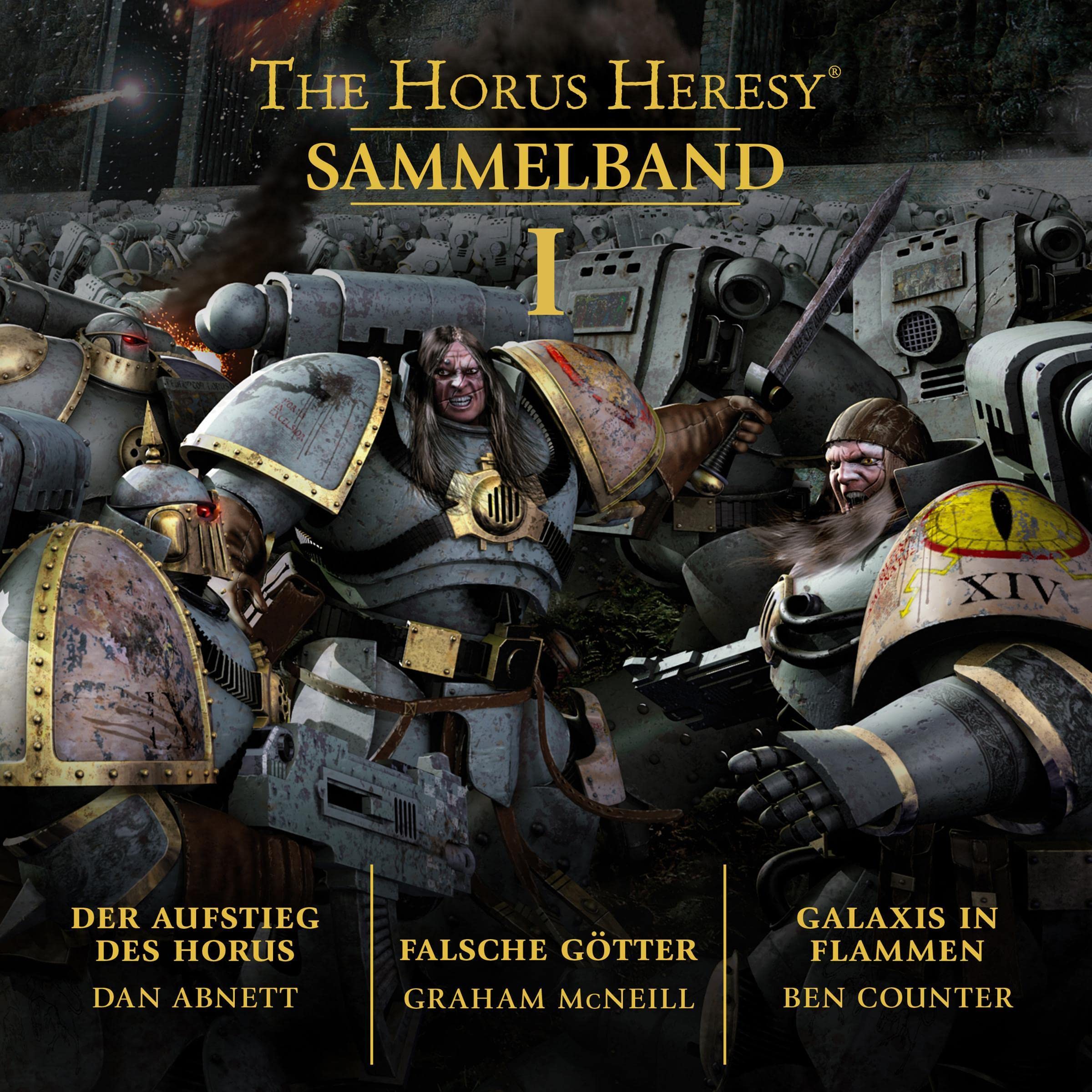 Cover art for Der Aufstieg des Horus / Falsche Götter / Galaxis in Flammen