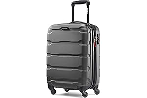 Omni PC Hardside Expandable Luggage with Spinner Wheels, Carry-On 20-Inch, Black