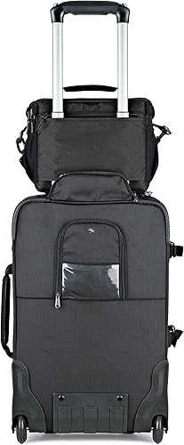 Miniatura 7 de Lowepro LP37123, Nova 180 AW II - Bolsa para cámara, impermeable, personalizable, se adapta a Pro-Depth DSLR con lente, dron compacto, 3-4 lentes