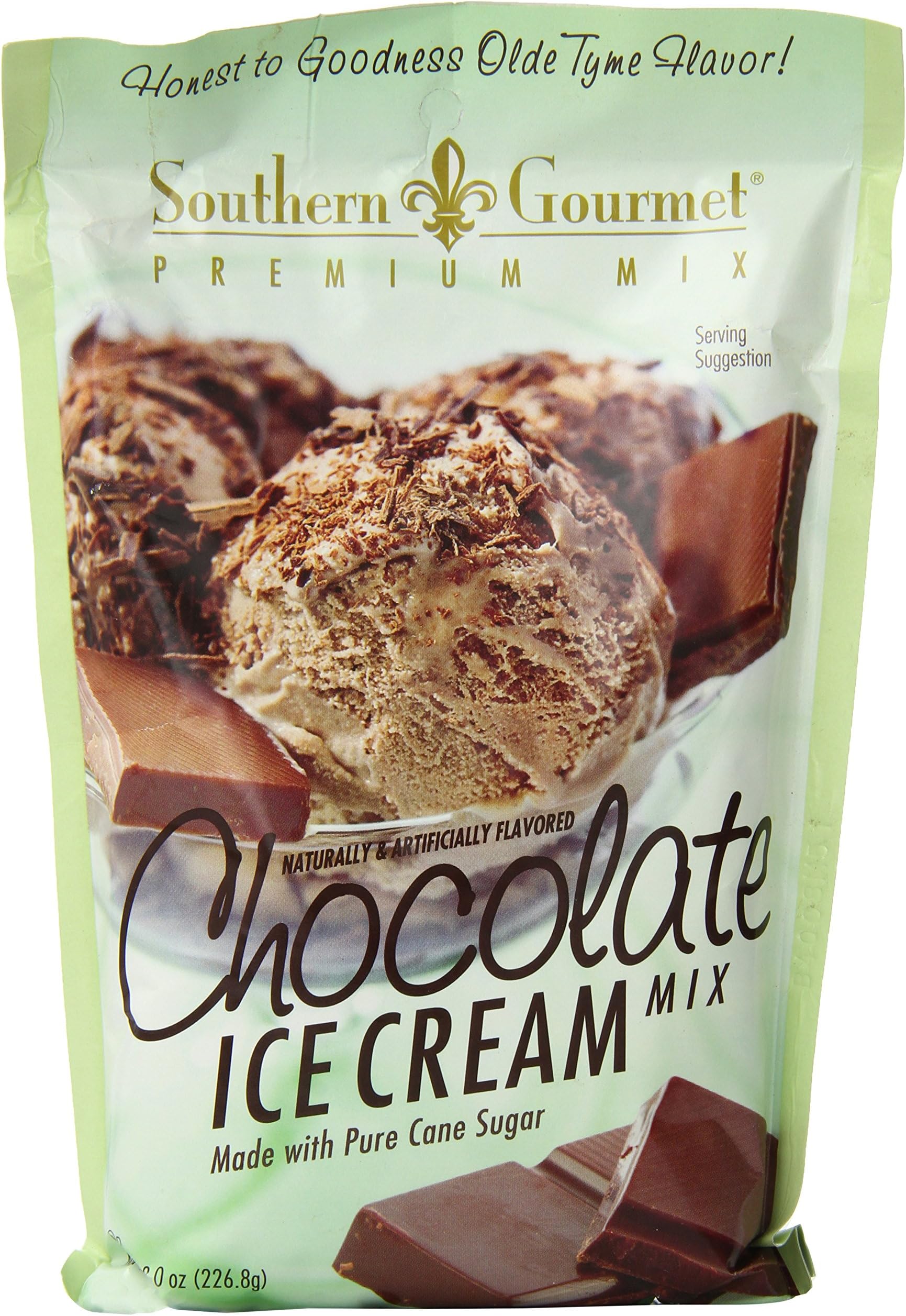 Southern Gourmet Ice Cream Mix, Chocolate, 8 Ounce