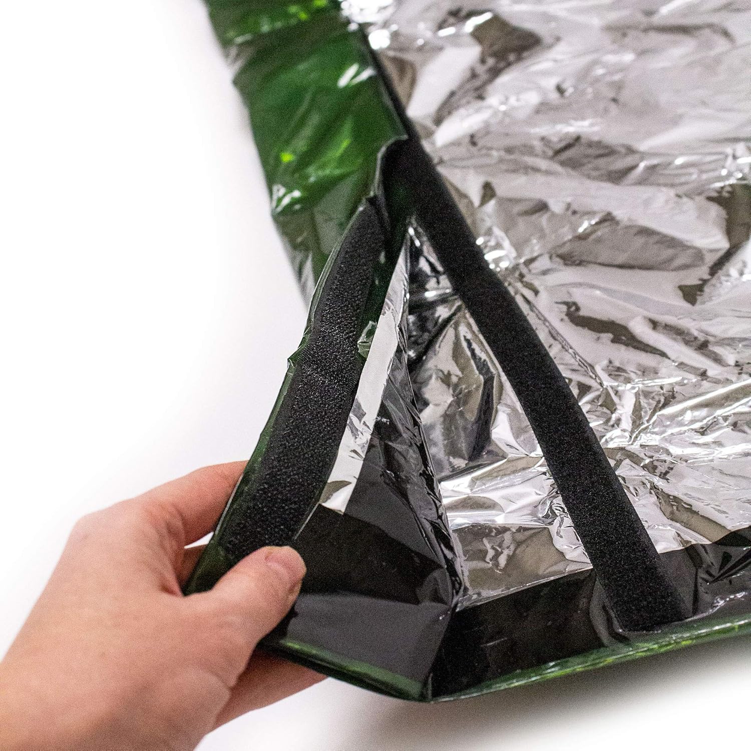Emergency Zone HeatSaver Survival Blanket Inflatable Design for Maximum Insulation and Heat Retention | 72 Pack