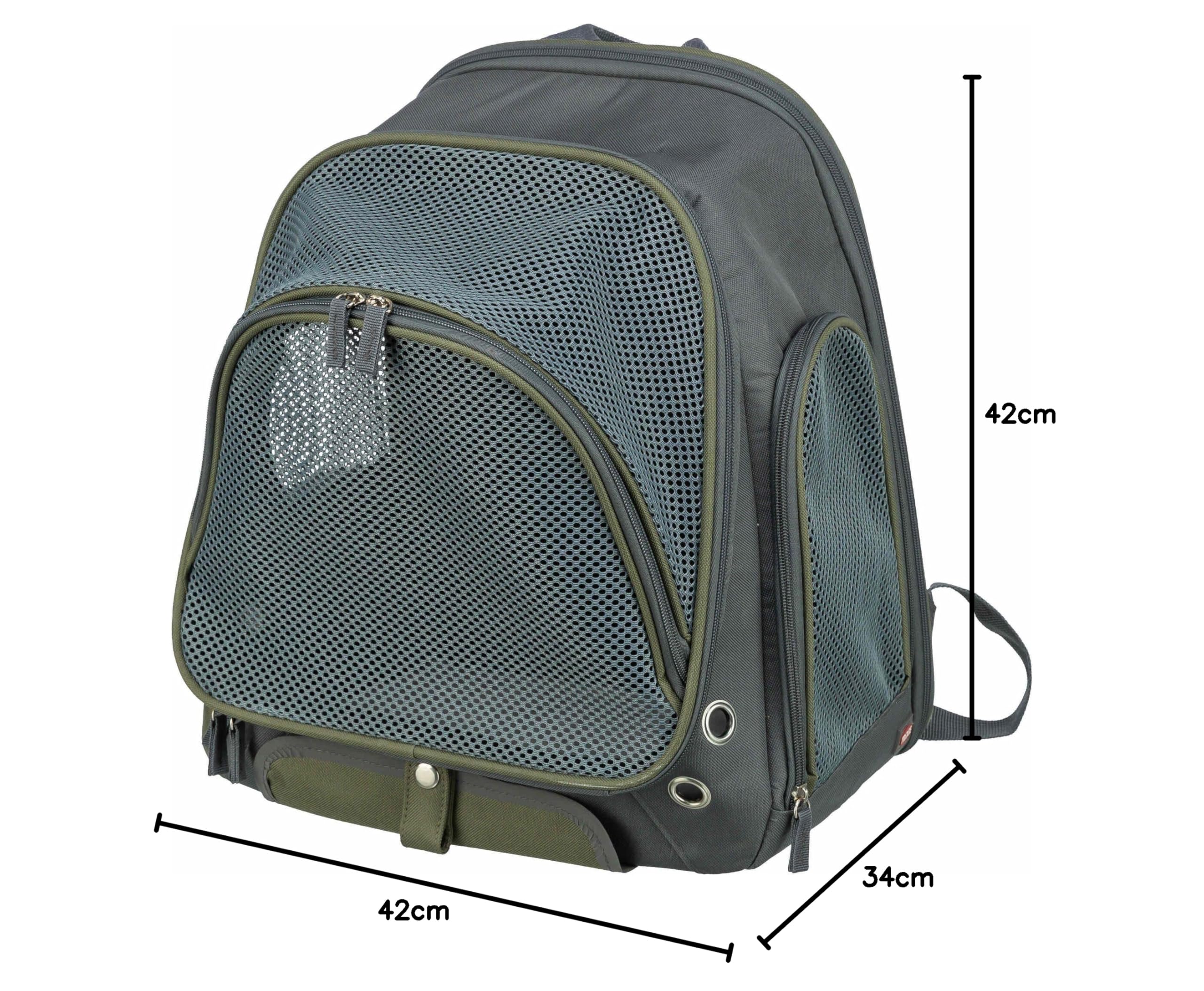 Borsa per Animali Domstici Trixie Lyla Azzurro Grigio 34 ? 22 ? 42 cm