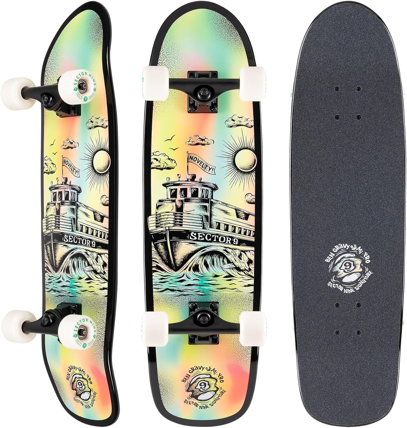 Sector 9 Ben Gravy Semi-Pro Barge Complete Skateboard - Factory Direct