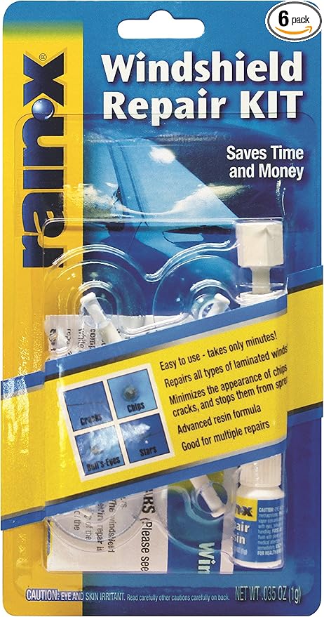 Rain-X 600001-6PK Windshield Repair Kit (Pack of 6)