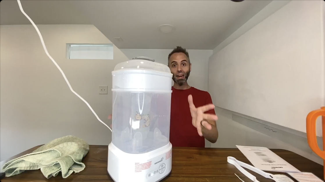 GROWNSY Electric Baby Bottle Sterilizer & Dryer Instructions