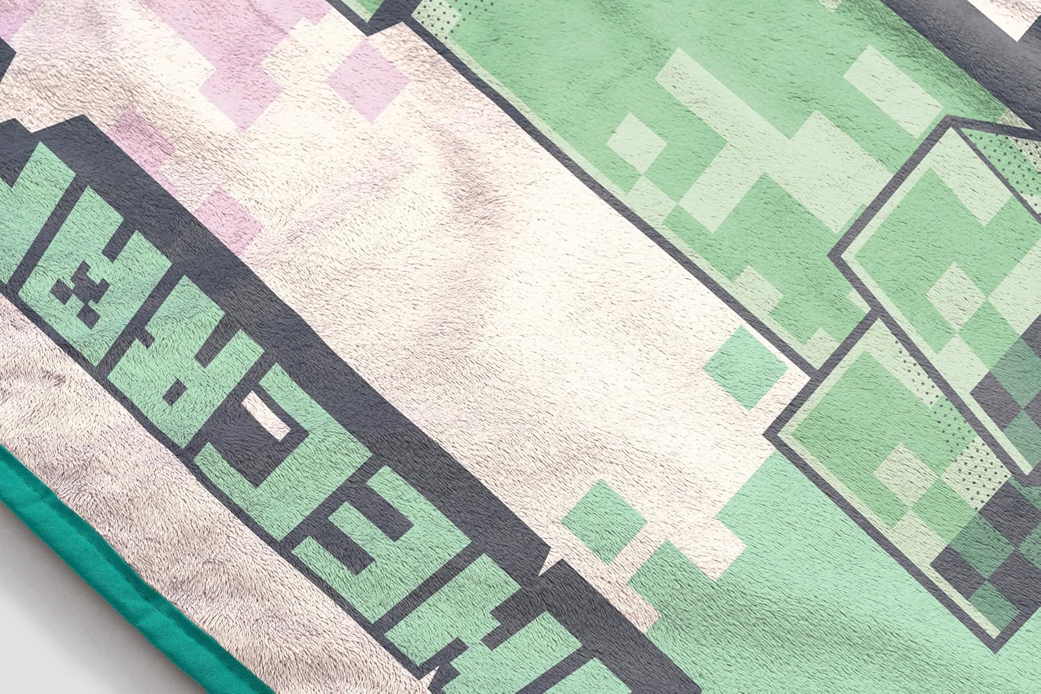 Jay Franco Minecraft Creeper Kids Plush Fleece Blanket