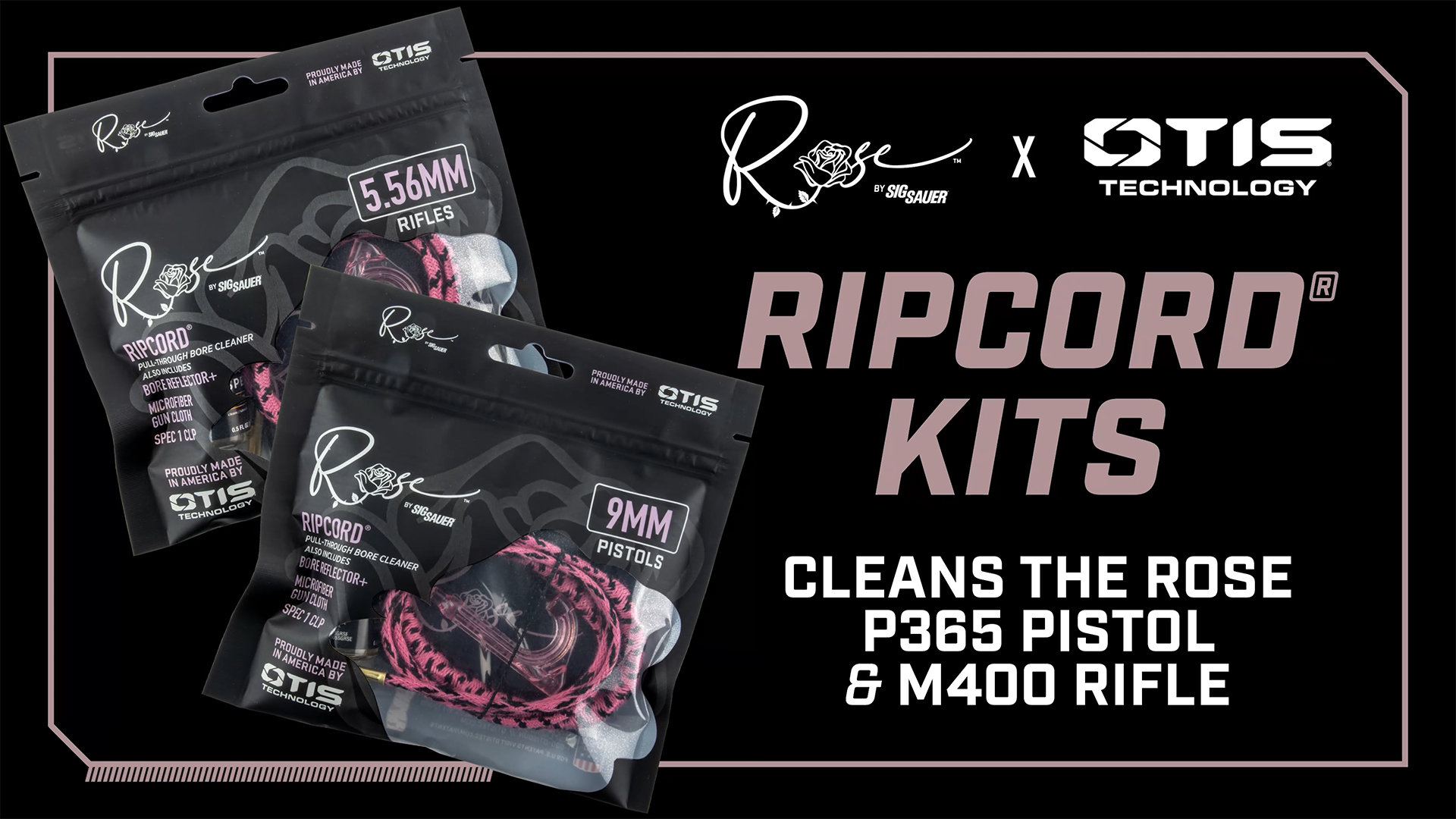 Amazon.com : Otis Technology x Rose by Sig Sauer 9mm Ripcord