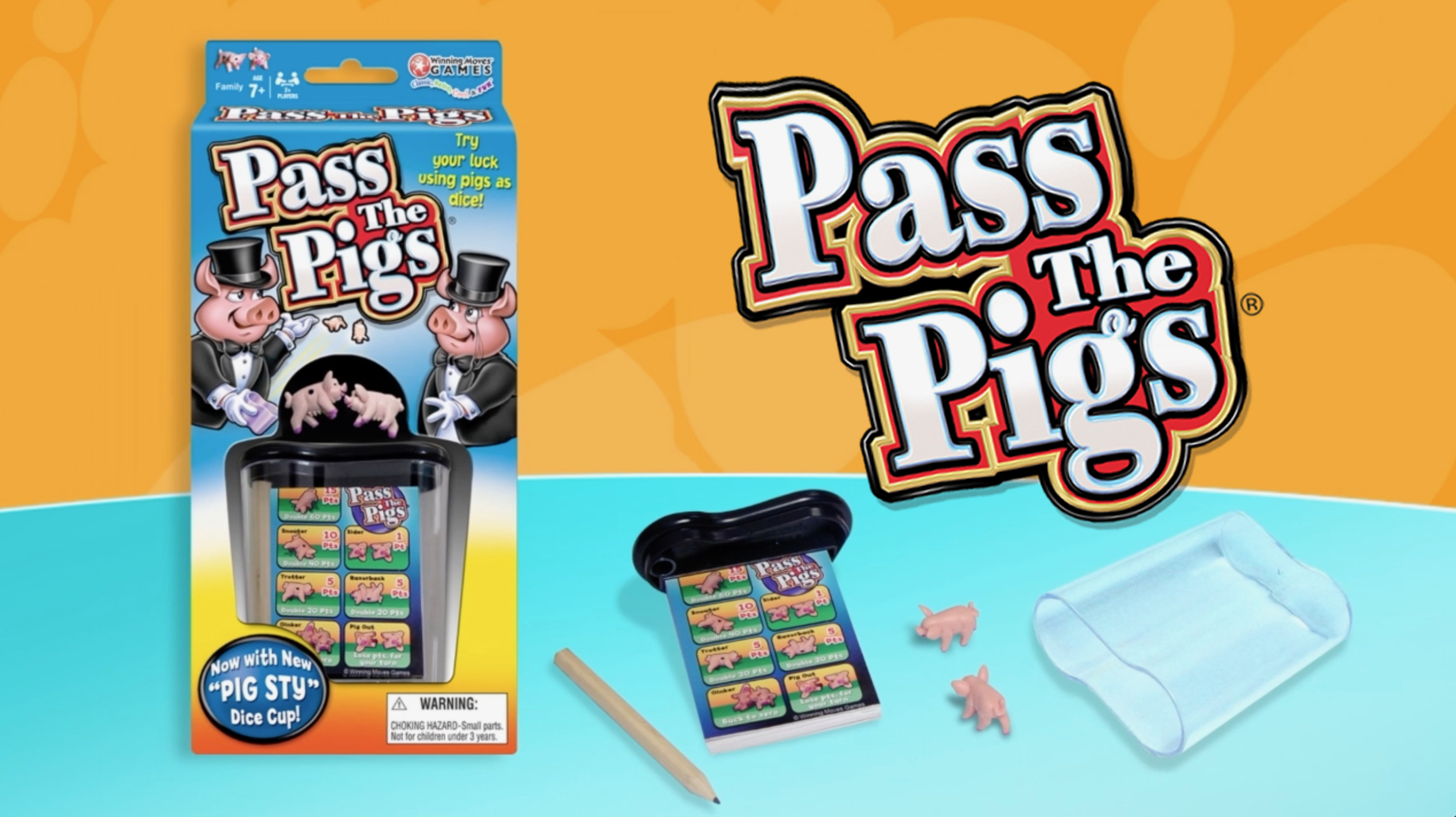 Amazon.com: Pass The Pigs by Winning Moves Games USA, a