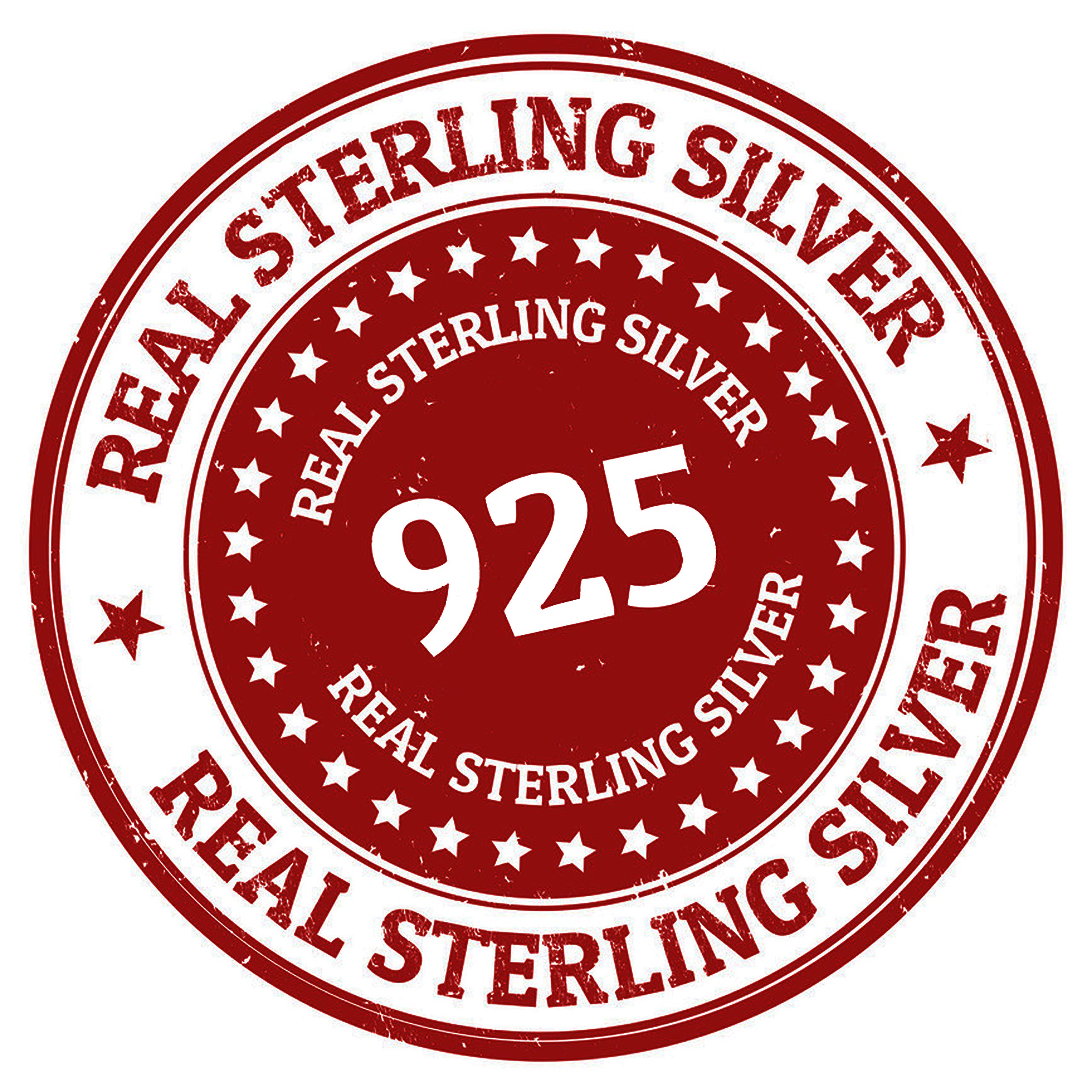 925 Sterling Triangle Crystal Stud Earrings for And Pure