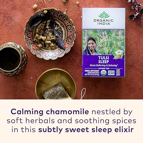 Miniatura 2 de Té indio orgánico Tulsi, té de hierbas - 18 bolsas de infusión - Paquete de 3