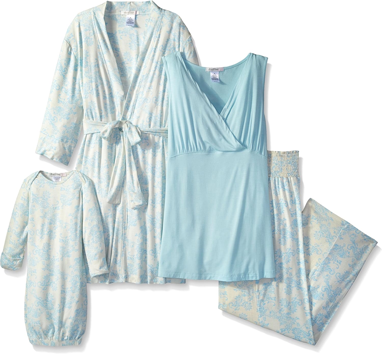 5 Piece Maternity and Nursing PJ Pant Set for Mom and Baby at  Women’s Clothing store