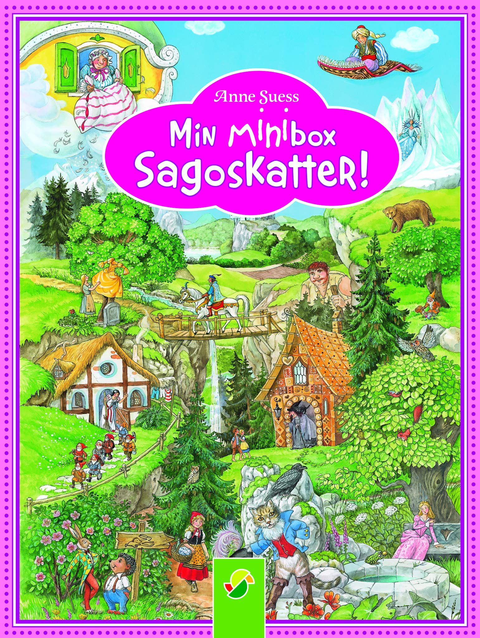 Min mini box sagoskatter. Mästerkatten i stövlar ; Snövit och de sju dvärgarna ; Stadsmusikanterna från Bremen