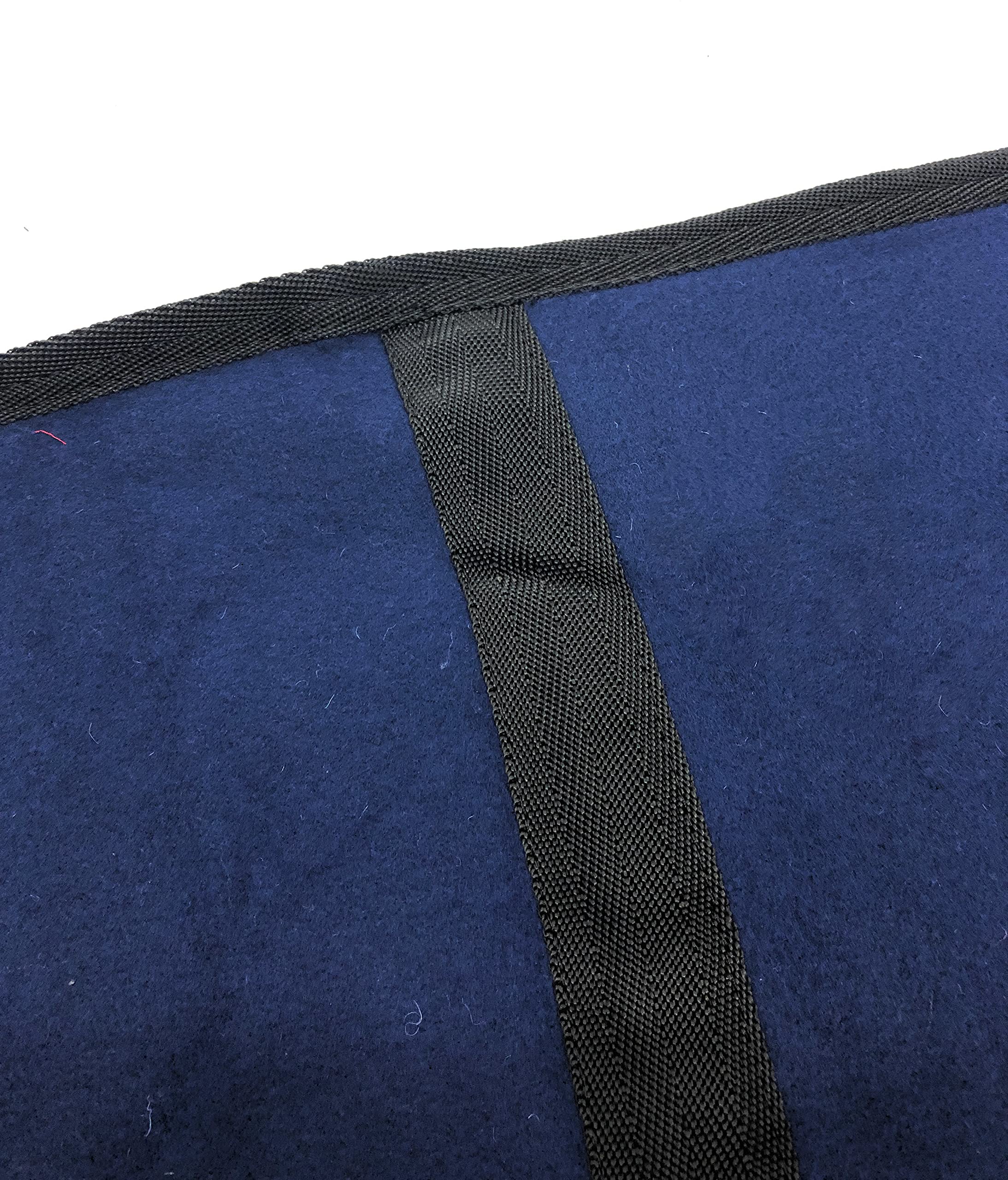 Horses, Coperta per Cavallo in Pile, Modello Basic, Morbida e Comoda, ideale per Trasporto e Dopo Lavoro, Blu 135 cm