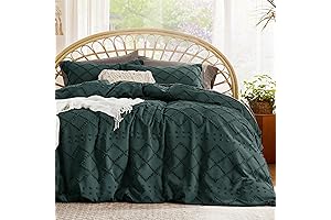 Bedsure Dark Green Duvet Cover Queen: Embrace the Tranquility of Nature