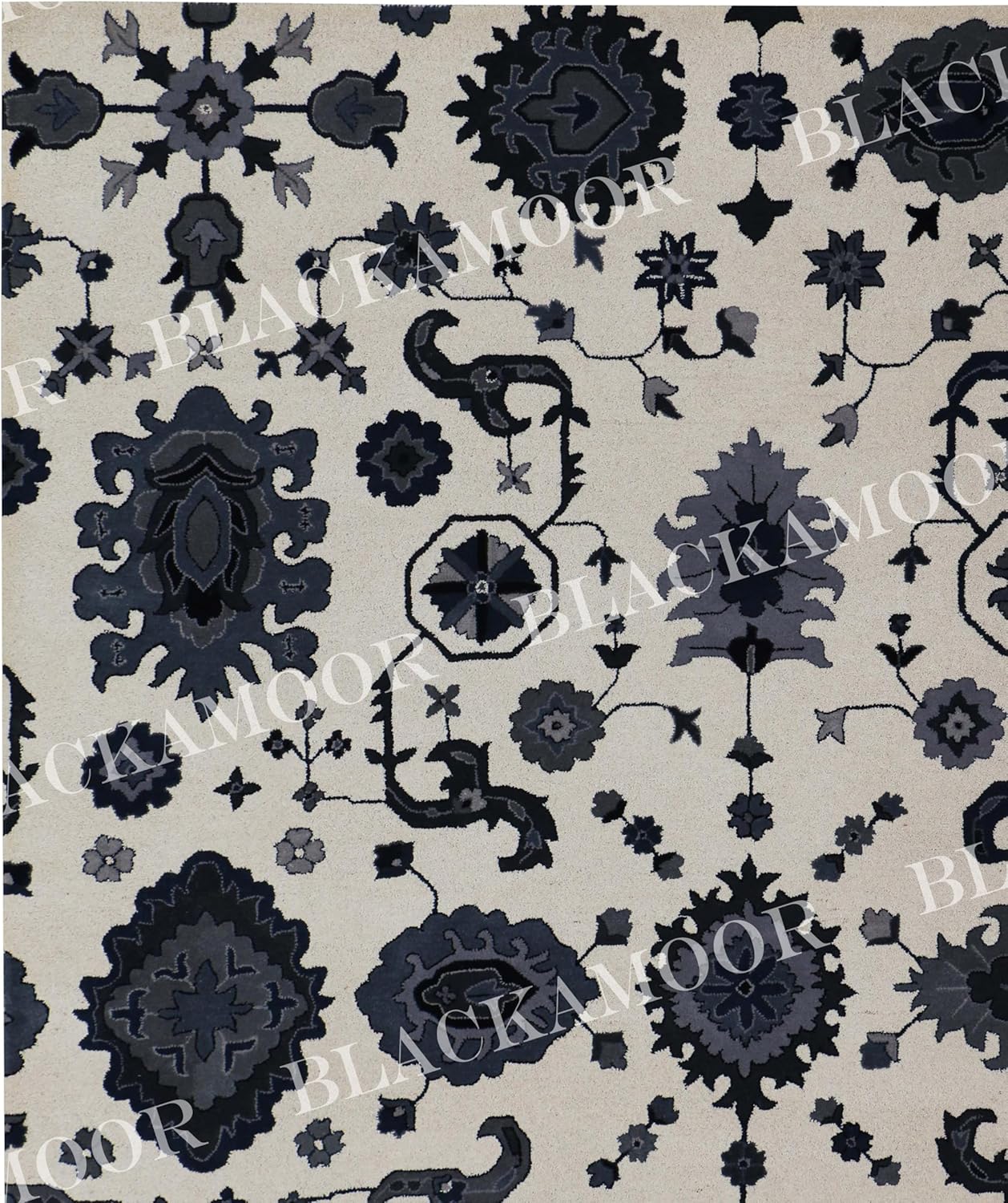 Juno Handmade Tufted Wool Area Rug and Crapet