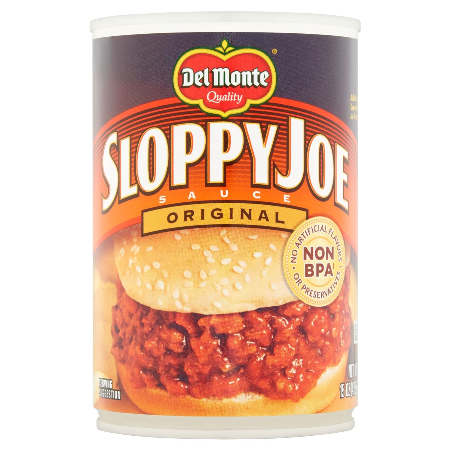 Del Monte Original Sloppy Joe 15 oz Pack of 6