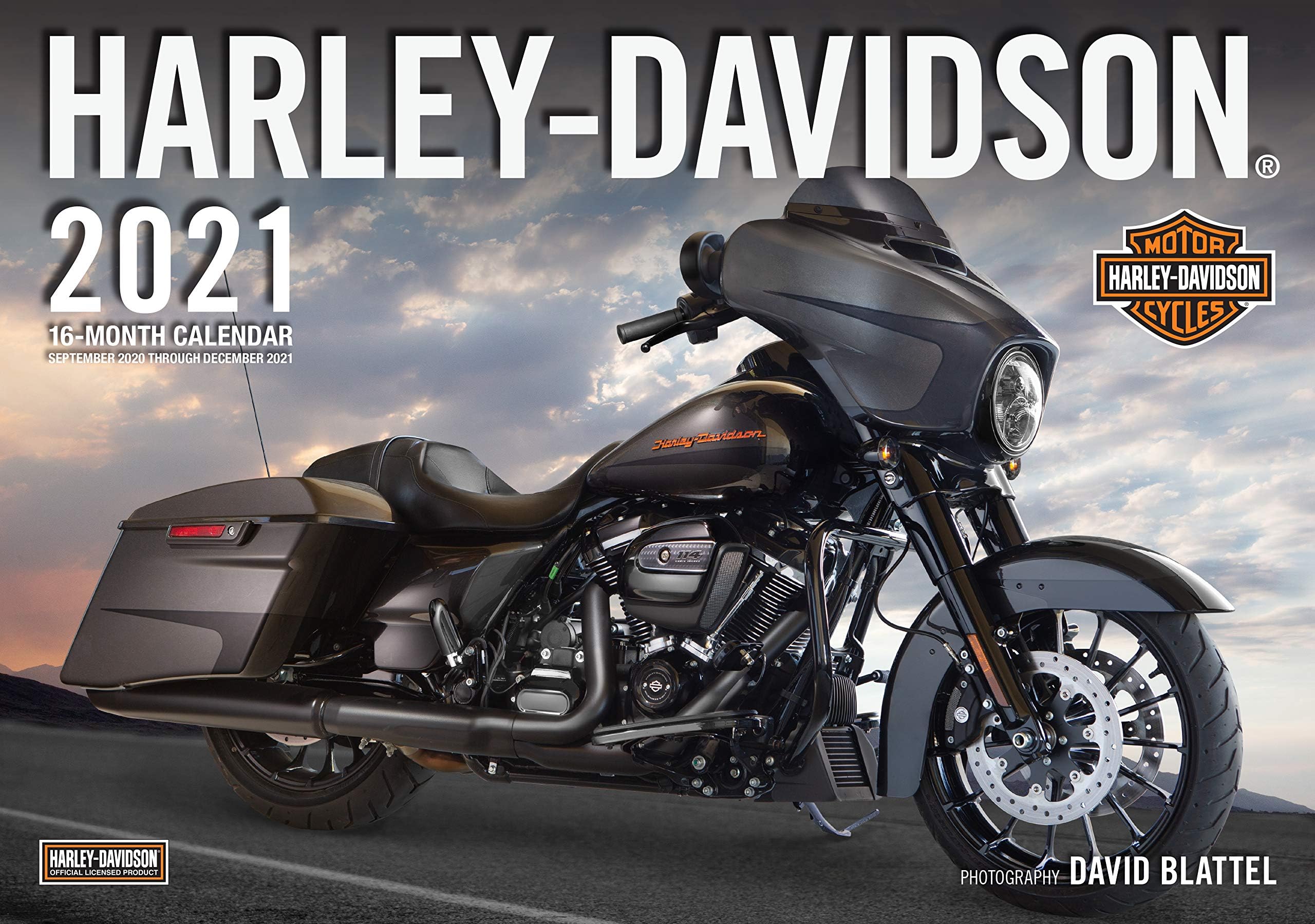 Harley-Davidsonยฎ 2021: 16-Month Calendar - September 2020 through December 2021 Calendar โ Poster Calendar, August 4, 2020